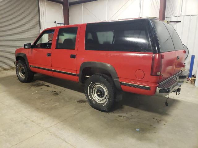 1GNGK26R5TJ384325 - 1996 CHEVROLET SUBURBAN K2500 RED photo 2