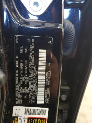 5TDGZRBH8MS554076 - 2021 TOYOTA HIGHLANDER XLE BLACK photo 14