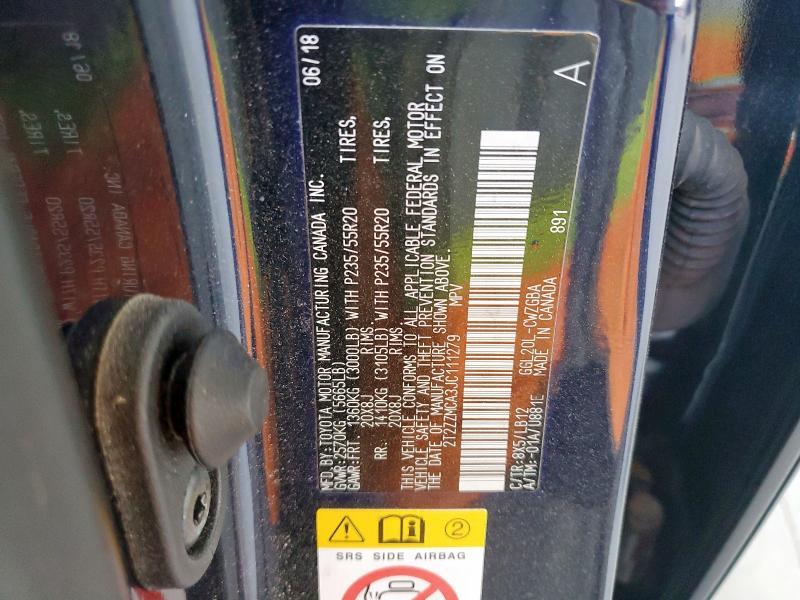 2T2ZZMCA3JC111279 - 2018 LEXUS RX 350 BASE Mavi fotoğraf 13