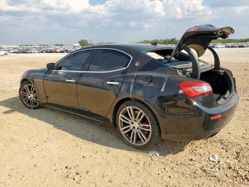 ZAM57RTA9G1176457 - 2016 MASERATI GHIBLI S أسود صورة 2