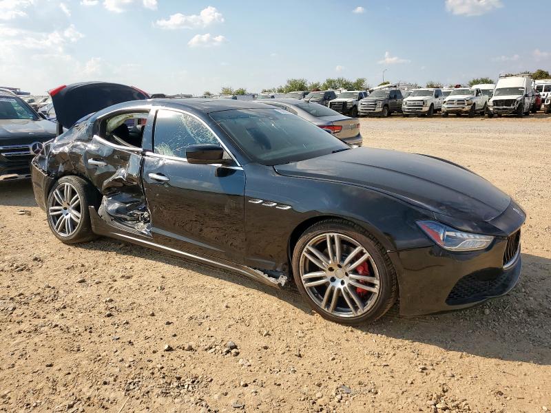 ZAM57RTA9G1176457 - 2016 MASERATI GHIBLI S أسود صورة 4