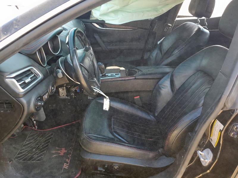 ZAM57RTA9G1176457 - 2016 MASERATI GHIBLI S أسود صورة 7