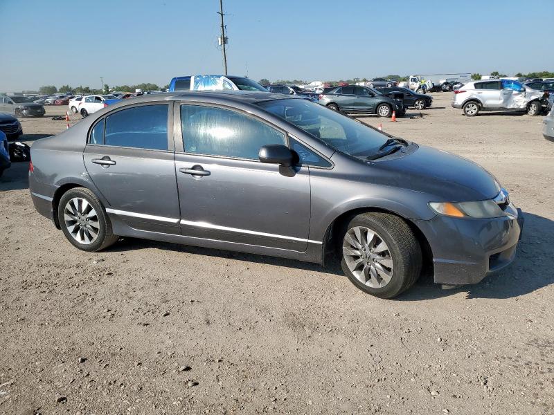 2HGFA16809H346151 - 2009 HONDA CIVIC EX GRAY photo 4