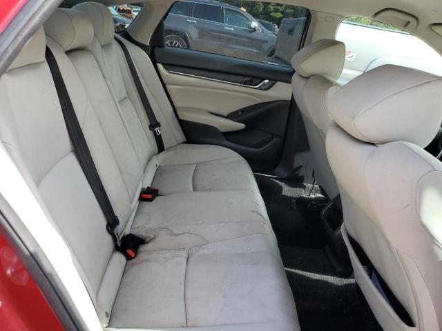 1HGCV1F13KA042780 - 2019 HONDA ACCORD LX BURGUNDY photo 10