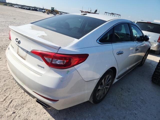 5NPE34AF1FH077317 - 2015 HYUNDAI SONATA SPORT WHITE photo 3