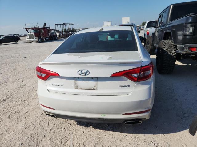 5NPE34AF1FH077317 - 2015 HYUNDAI SONATA SPORT WHITE photo 6