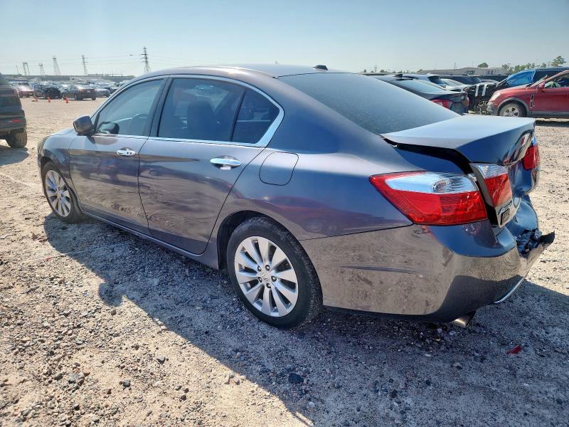 1HGCR3F85FA037860 - 2015 HONDA ACCORD EXL GRAY photo 2