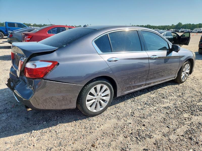 1HGCR3F85FA037860 - 2015 HONDA ACCORD EXL GRAY photo 3