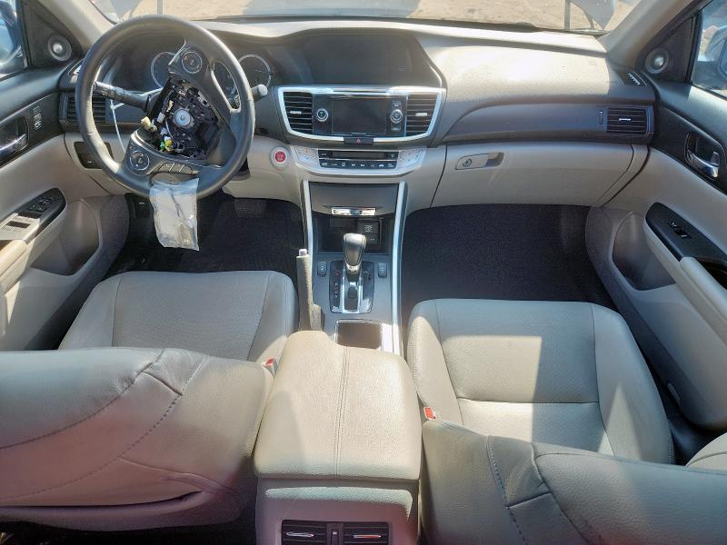 1HGCR3F85FA037860 - 2015 HONDA ACCORD EXL GRAY photo 8