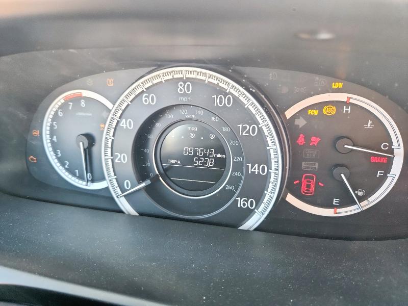 1HGCR3F85FA037860 - 2015 HONDA ACCORD EXL GRAY photo 9