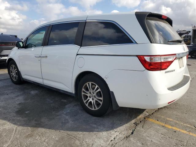 5FNRL5H60CB117359 - 2012 HONDA ODYSSEY EXL WHITE photo 2