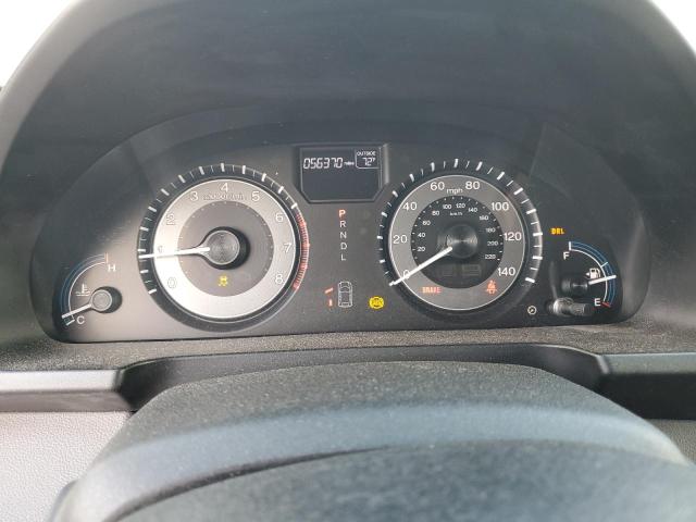 5FNRL5H60CB117359 - 2012 HONDA ODYSSEY EXL WHITE photo 9