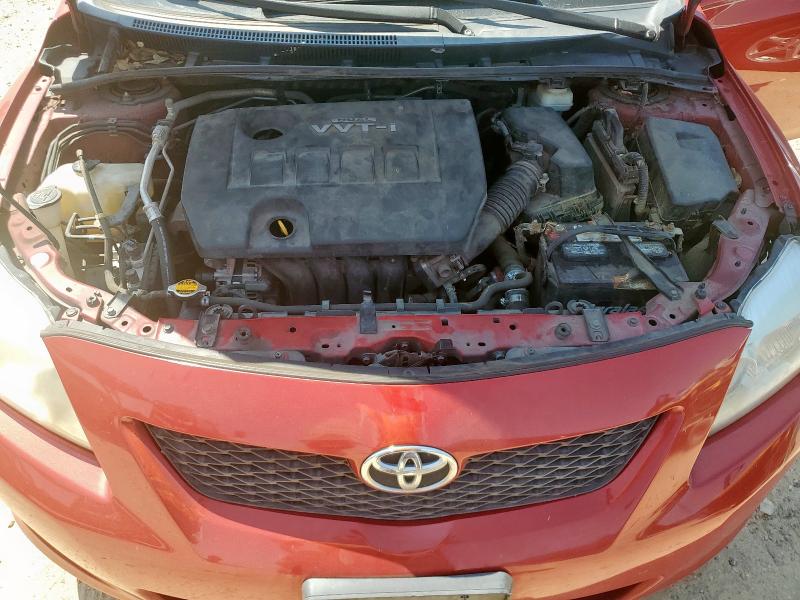 1NXBU40E99Z101622 - 2009 TOYOTA COROLLA BASE 红色 照片 11