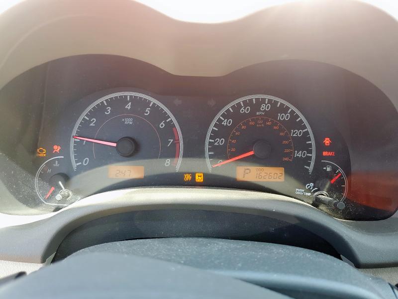 1NXBU40E99Z101622 - 2009 TOYOTA COROLLA BASE 红色 照片 9