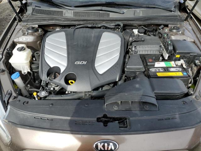 KNALN4D78E5155917 - 2014 KIA CADENZA PREMIUM BROWN photo 11