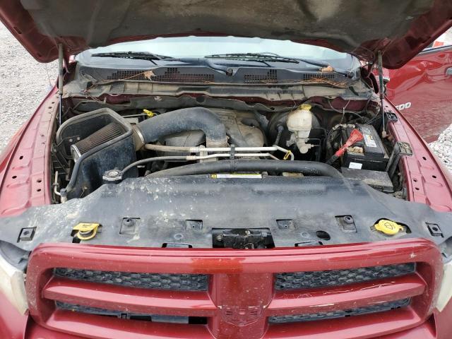 3C6JD6AT9CG187685 - 2012 DODGE RAM 1500 ST BURGUNDY photo 11