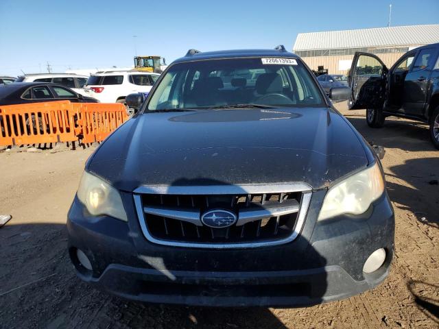 4S4BP61C187335038 - 2008 SUBARU OUTBACK 2.5I BLACK photo 5