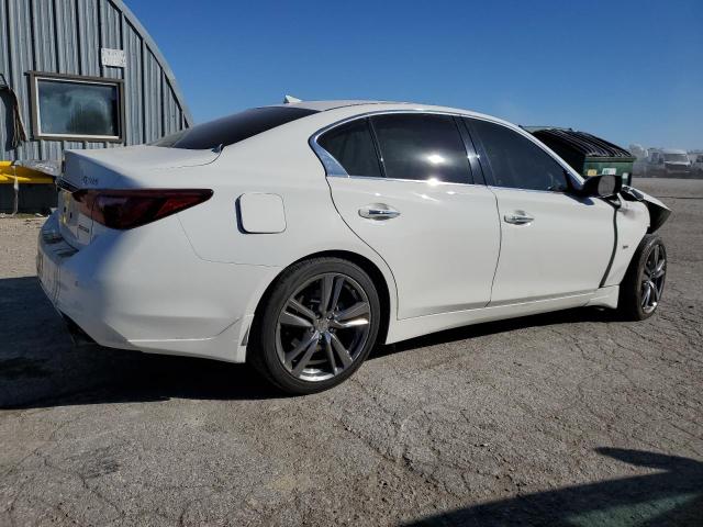 JN1EV7AP7KM541072 - 2019 INFINITI Q50 LUXE WHITE photo 3