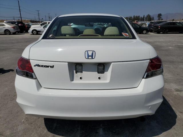 JHMCP26329C009265 - 2009 HONDA ACCORD LX WHITE photo 6