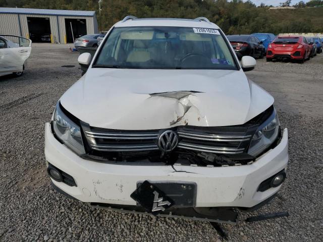 WVGBV7AX3CW585409 - 2012 VOLKSWAGEN TIGUAN S WHITE photo 5