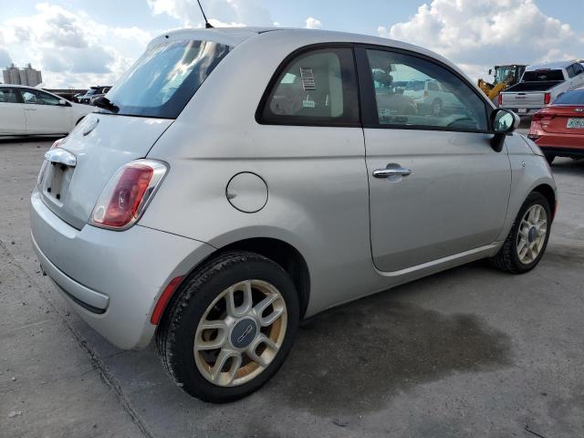 3C3CFFAR9DT545784 - 2013 FIAT 500 POP SILVER photo 3