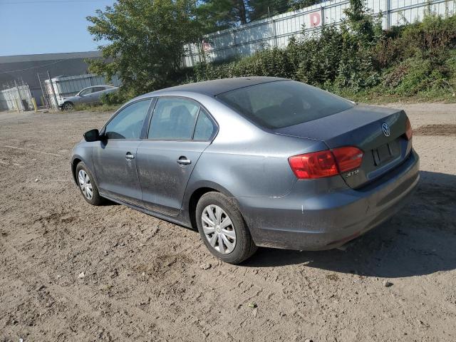 3VW2K7AJ9DM254065 - 2013 VOLKSWAGEN JETTA BASE GRAY photo 2