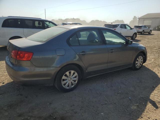 3VW2K7AJ9DM254065 - 2013 VOLKSWAGEN JETTA BASE GRAY photo 3
