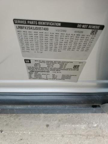 LRBFX2SA3JD057499 - 2018 BUICK ENVISION ESSENCE SILVER photo 13