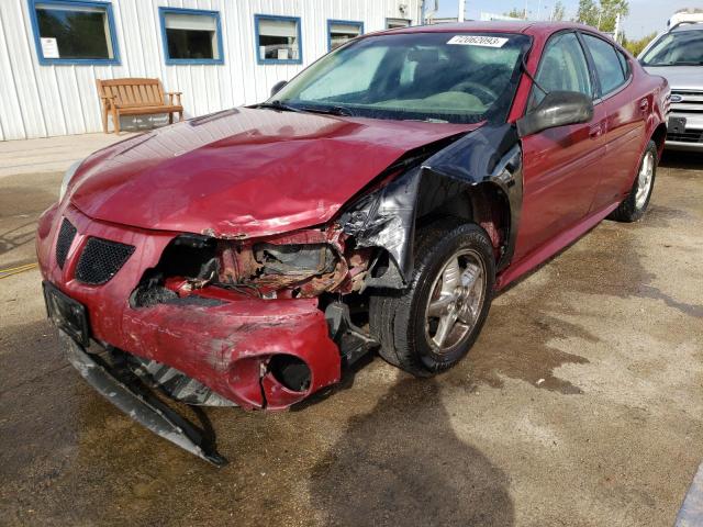 2G2WP522141154295 - 2004 PONTIAC GRAND PRIX GT MAROON photo 1