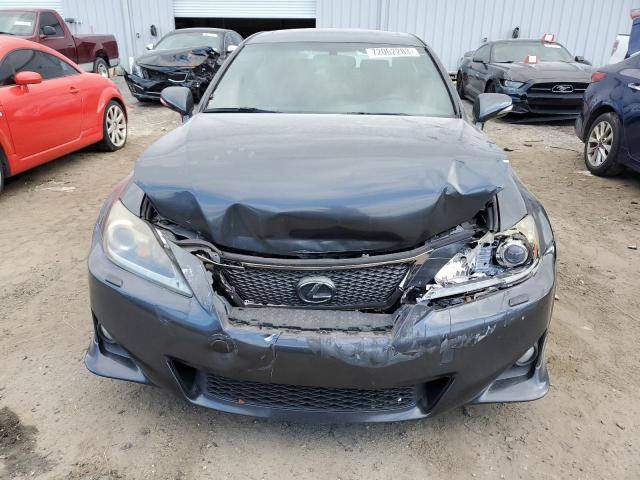 JTHBE5C24B5027615 - 2011 LEXUS IS 350 GRAY photo 5