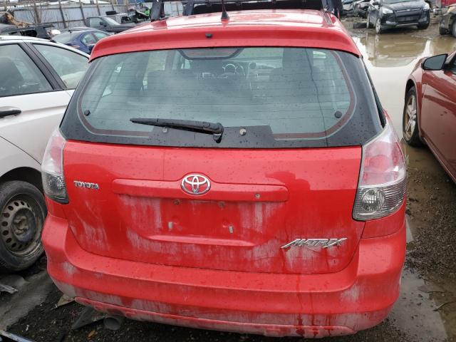 2T1KR32E86C612857 - 2006 TOYOTA COROLLA MA XR RED photo 6