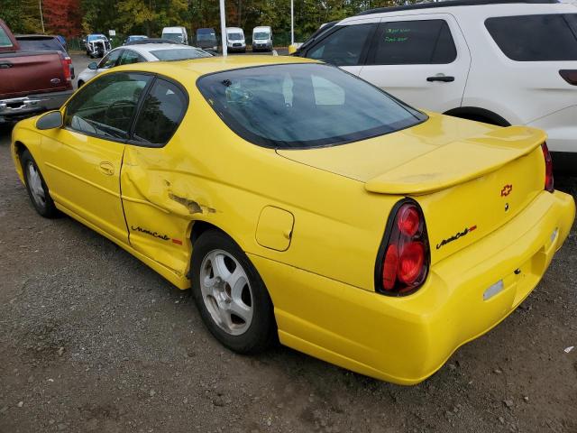 2G1WX15K229382233 - 2002 CHEVROLET MONTE CARL SS YELLOW photo 2