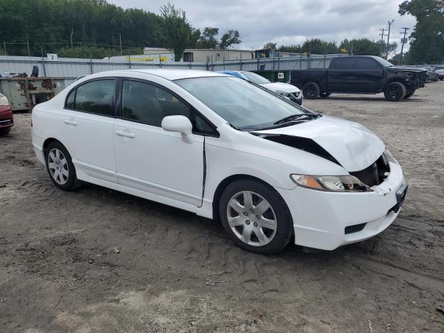 2HGFA16599H342007 - 2009 HONDA CIVIC LX თეთრი ფოტო 4