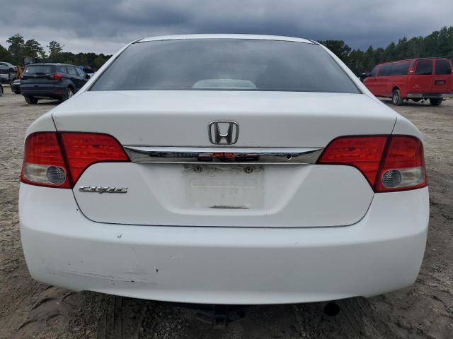 2HGFA16599H342007 - 2009 HONDA CIVIC LX თეთრი ფოტო 6