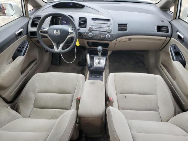 2HGFA16599H342007 - 2009 HONDA CIVIC LX თეთრი ფოტო 8