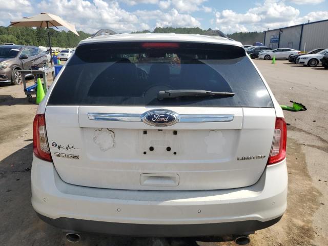 2FMDK3KC9CBA01859 - 2012 FORD EDGE LIMITED WHITE photo 6