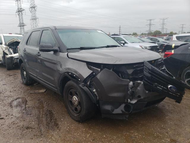 1FM5K8AR1EGC13898 - 2014 FORD EXPLORER POLICE INTERCEPTOR 灰色 照片 4