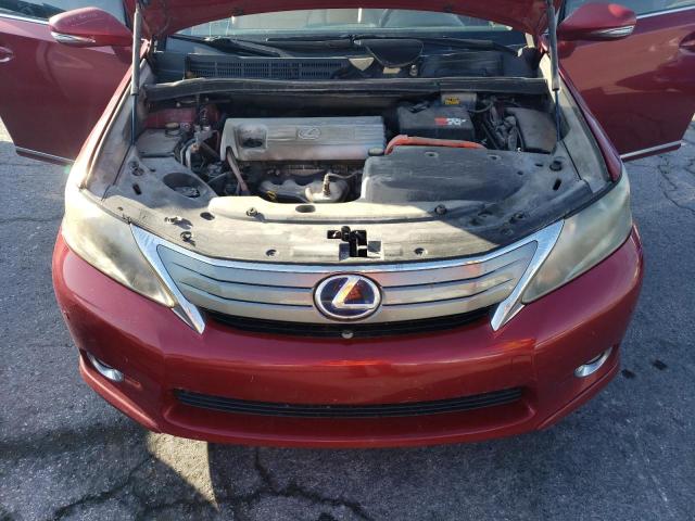 JTHBB1BA4A2028354 - 2010 LEXUS HS 250H BURGUNDY photo 11