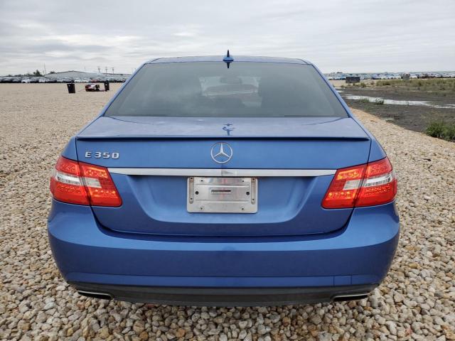 WDDHF5GB1BA316144 - 2011 MERCEDES-BENZ E 350 BLUE photo 6