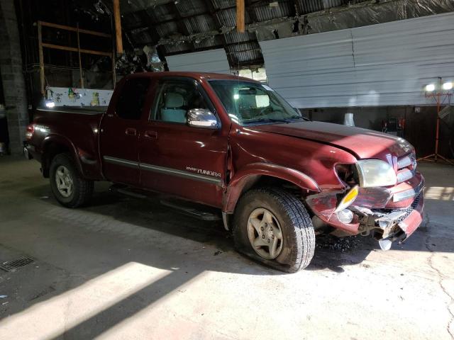 5TBBT44153S426657 - 2003 TOYOTA TUNDRA ACCESS CAB SR5 BURGUNDY photo 4