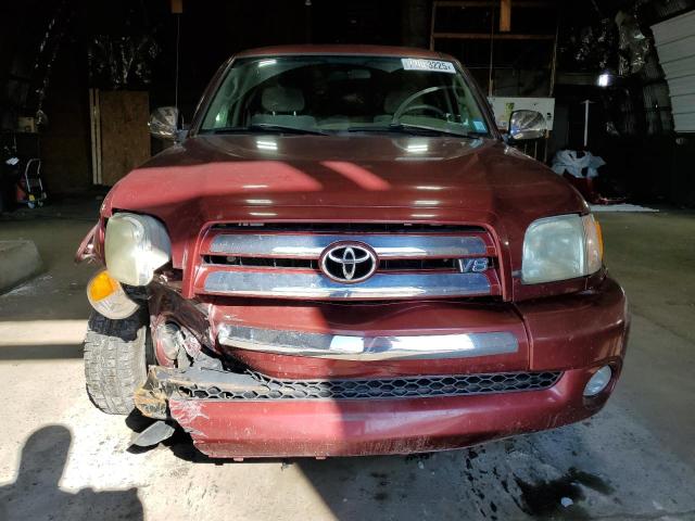 5TBBT44153S426657 - 2003 TOYOTA TUNDRA ACCESS CAB SR5 BURGUNDY photo 5