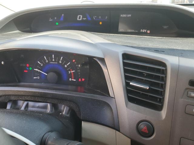 2HGFG3B89CH512223 - 2012 HONDA CIVIC EX WHITE photo 9