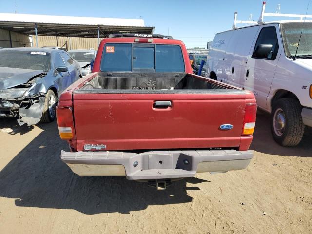 1FTCR14AXVPA32335 - 1997 FORD RANGER SUPER CAB RED photo 6