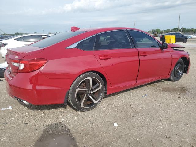 1HGCV1F39KA039500 - 2019 HONDA ACCORD SPORT 红色 照片 3