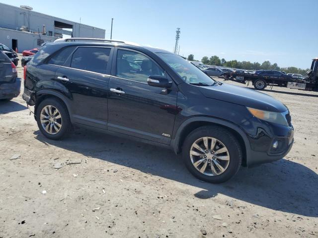5XYKUDA23BG054555 - 2011 KIA SORENTO EX BLACK photo 4