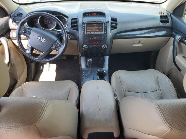 5XYKUDA23BG054555 - 2011 KIA SORENTO EX BLACK photo 8