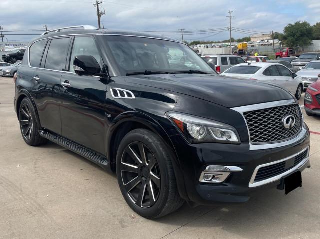 JN8AZ2NE6F9080892 - 2015 INFINITI QX80 BLACK photo 1