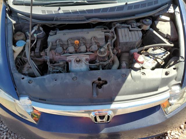 1HGFA165X8L104037 - 2008 HONDA CIVIC LX BLUE photo 11