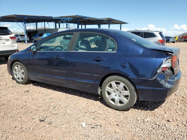 1HGFA165X8L104037 - 2008 HONDA CIVIC LX BLUE photo 2