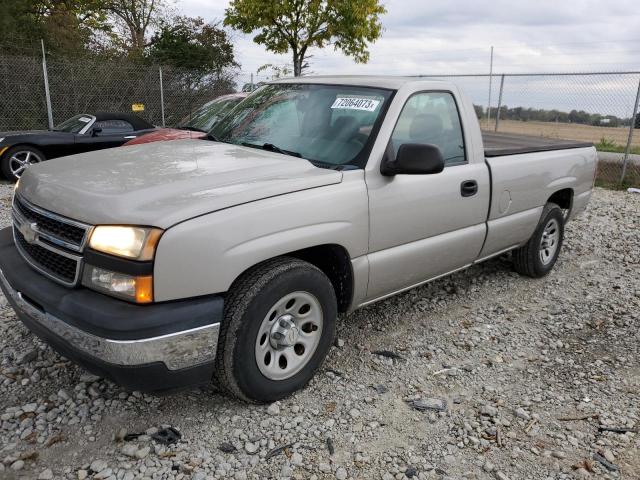 1GCEC14X37Z165198 - 2007 CHEVROLET SILVERADO C1500 CLASSIC SILVER photo 1
